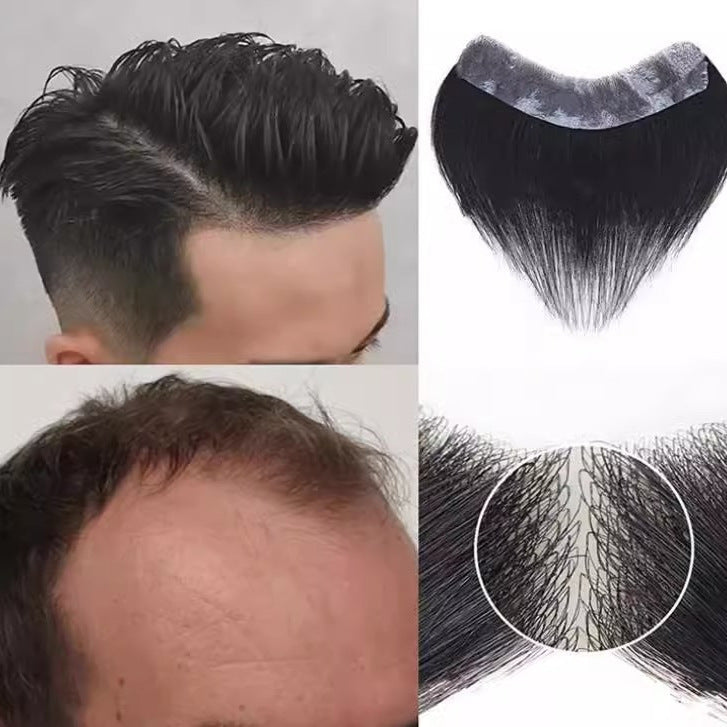 Men's Biological Scalp Hairline Real Human Hair Wig