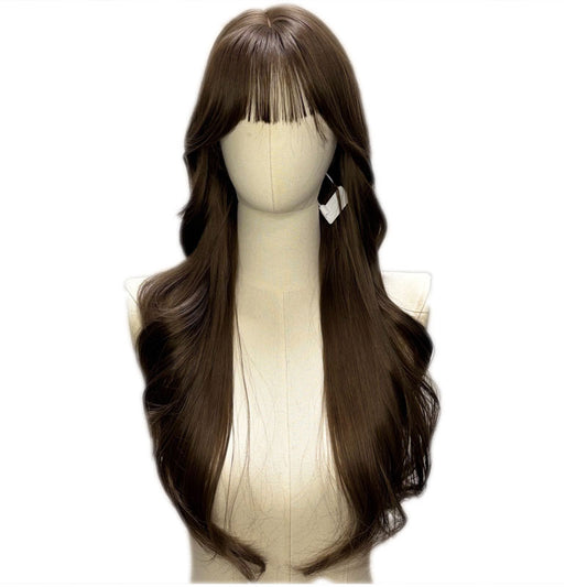 Hair Straight Curly Big Wave Realistic Wig Long Curls