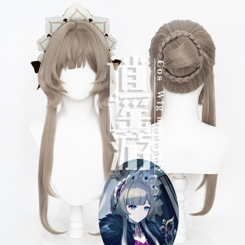 Tour Puppet Original God Fool Simulation Human Scalp Top Cos Wig