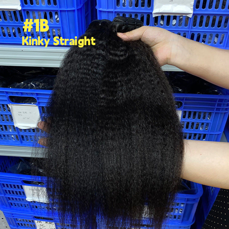 Real Human Hair Extension Bone Straight Wig