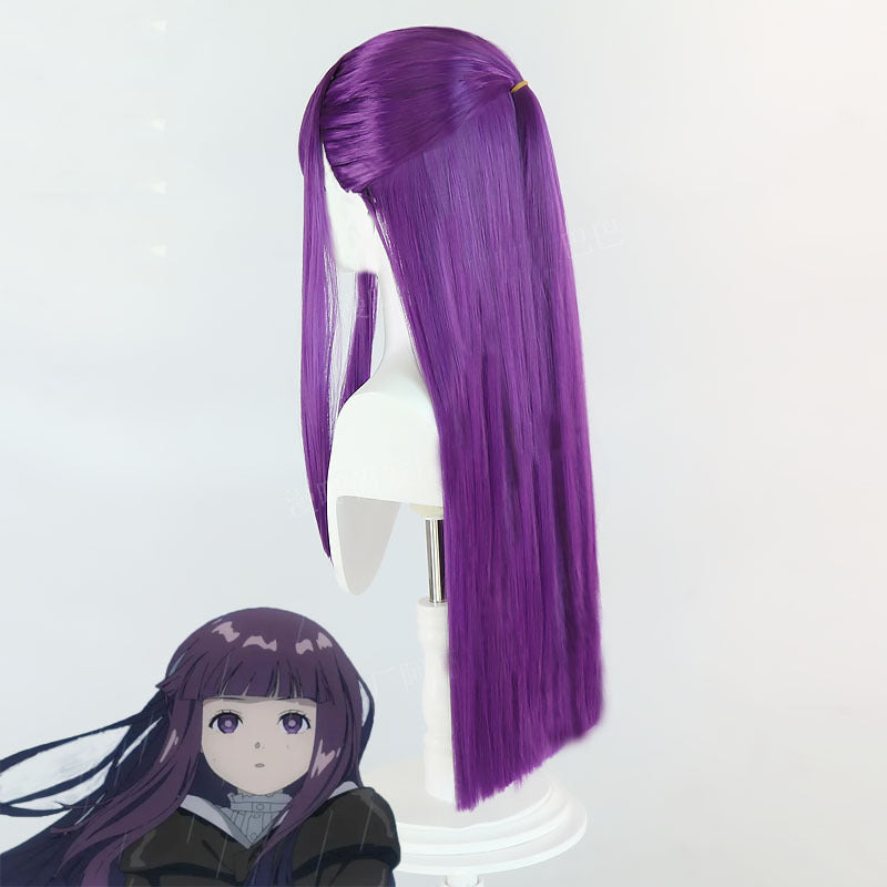 Fu Lillian Buried Purple Long Straight Half Cos Wig
