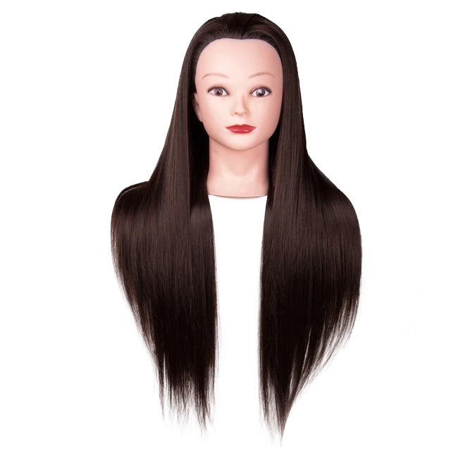 Artificial Hair Mannequin Head Hairdressing Practice Perm Braiding Updo Trimming Other Wig
