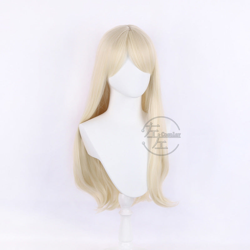 Classy Left Movie Barbie Light Golden Cos Wig