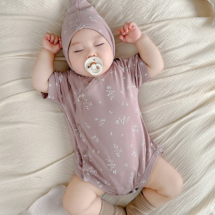Class Pure Cotton Thin Modal Born Jumpsuit, Climbing Suit