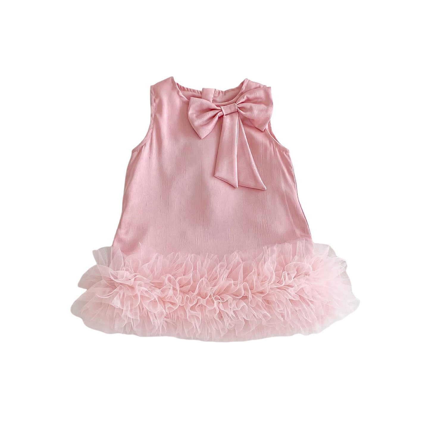 Children's Princess Summer Solid Color Tulle Skirt Trendy Korean Children's Dress