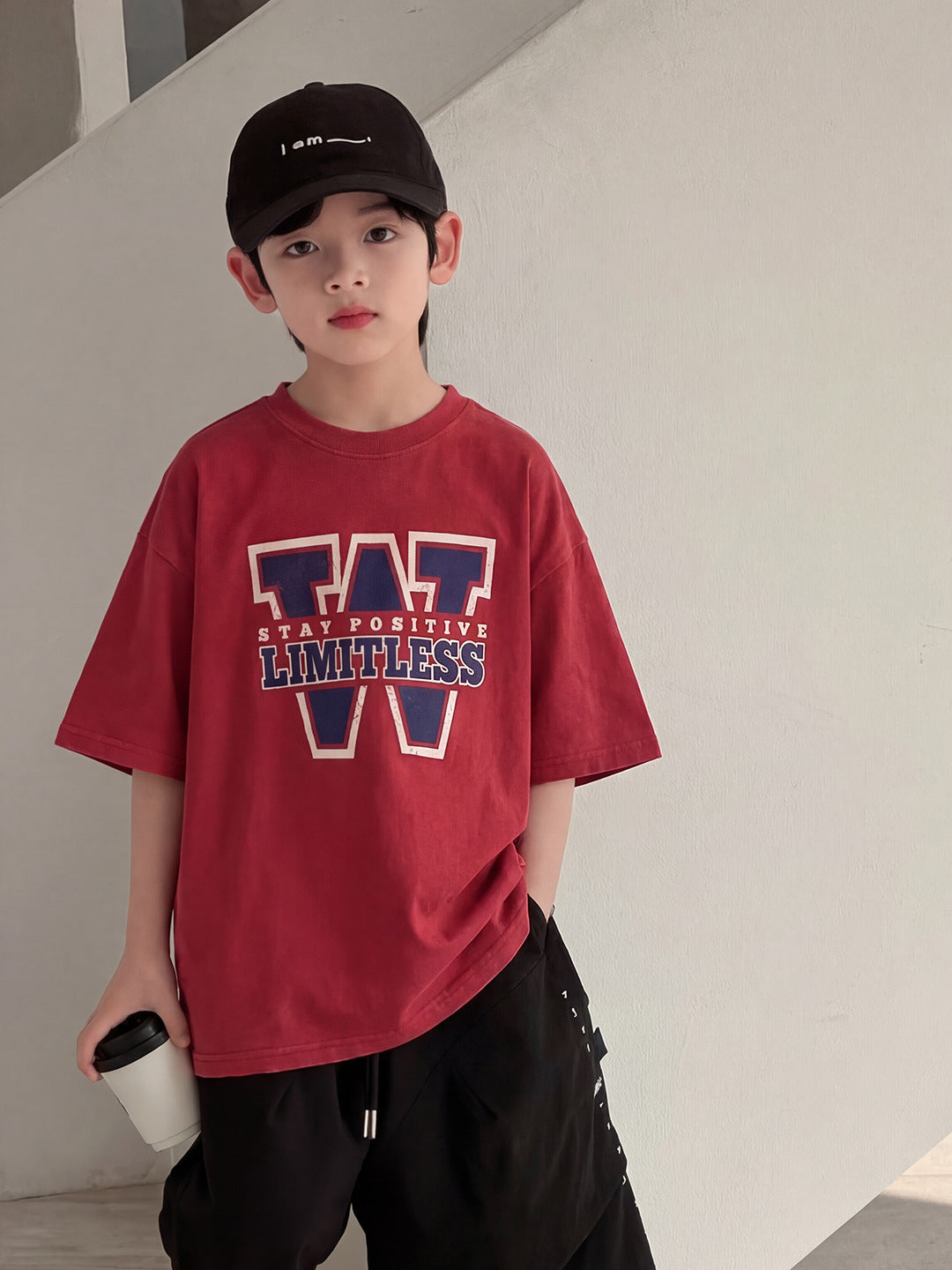 Short-sleeved Summer Top Fashionable Wear Half Sleeve Children's T-shirt