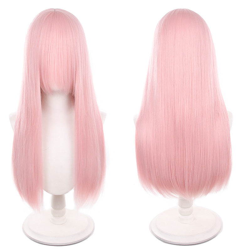 Universal Long Straight Weight Shape Head Cos Wig