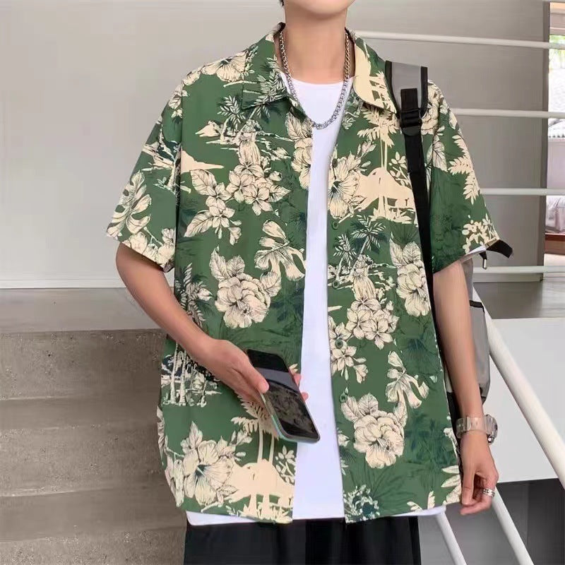Children's Beach Korean Style Short Sleeve Top Children's Shirt