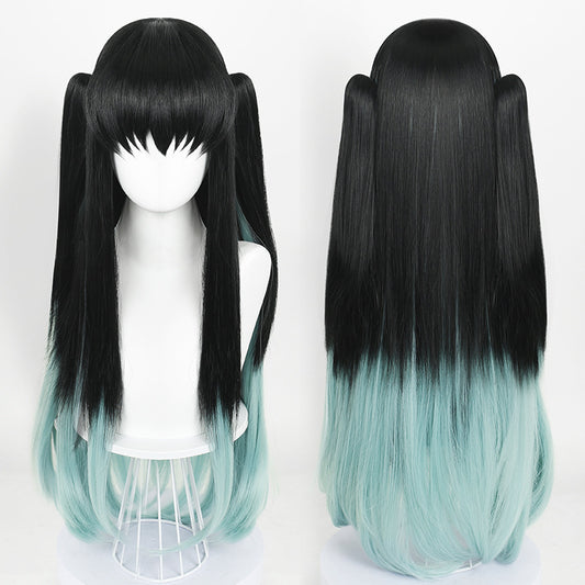 No Hours Transparent Long Hair Double Cos Wig