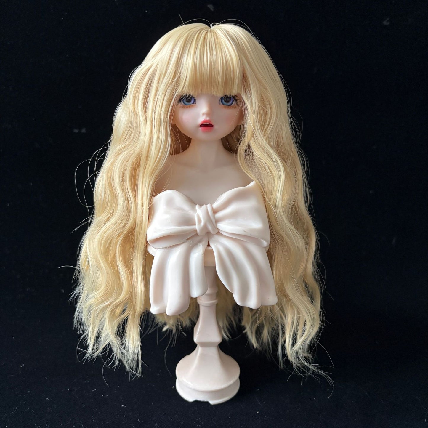 With Bangs Multicolor Small Curls Dress Up Cos Wig