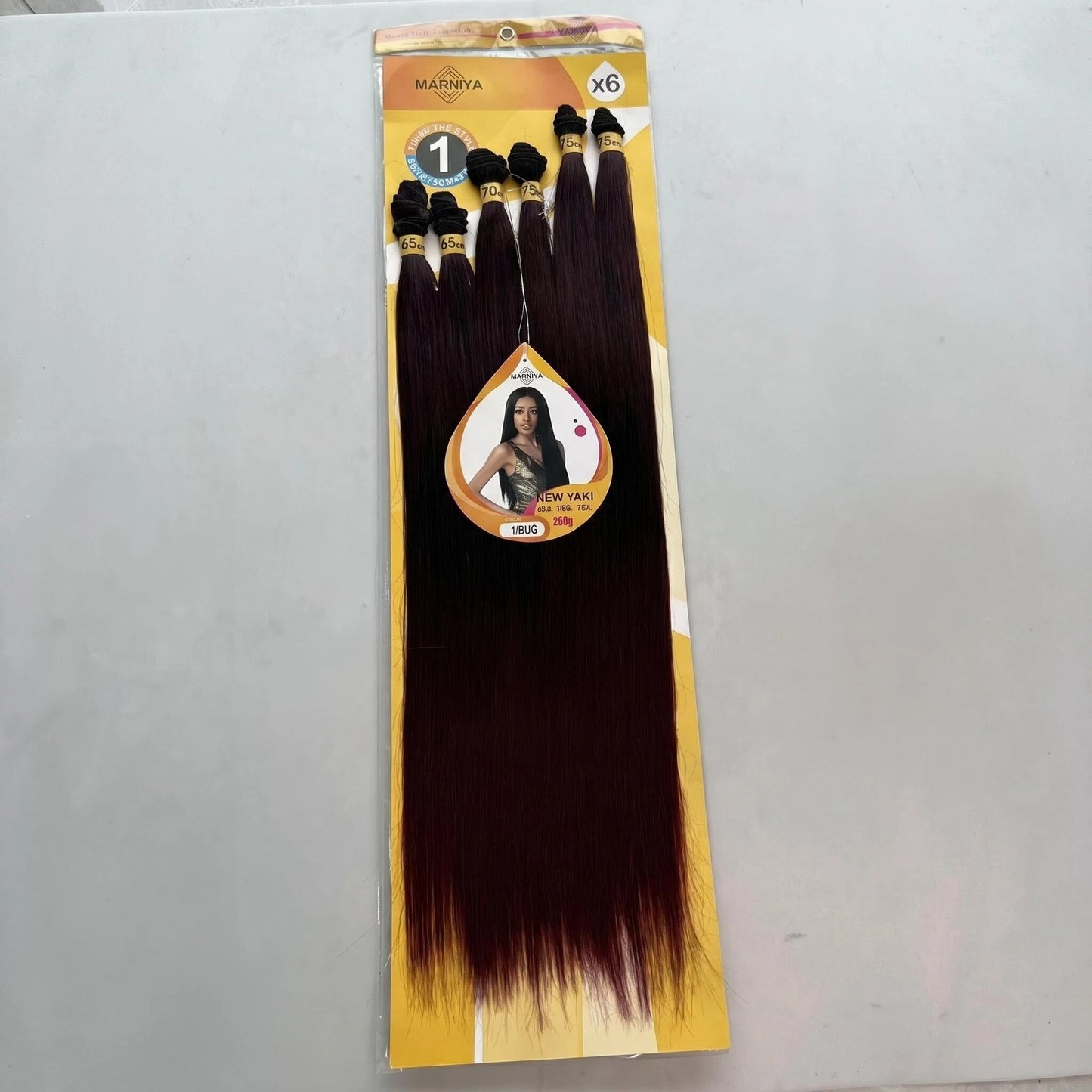 Comfortable Women's African Black Hair Processing Long Straight Wig