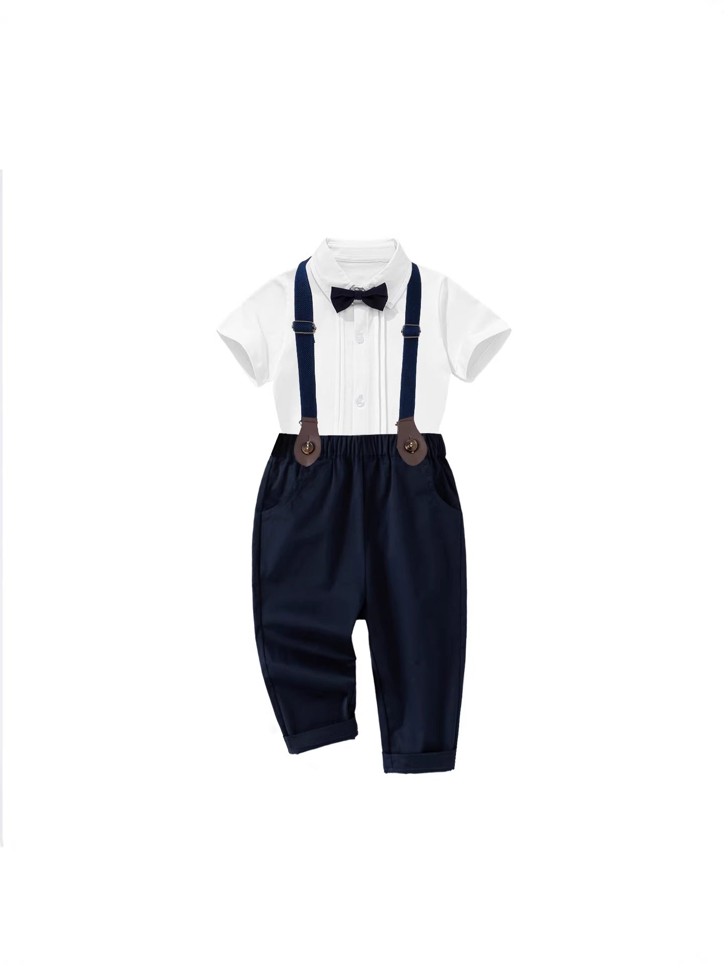 Children's Two-piece For Boys Clothes Birthday Dress Short Sleeve Shirt Children's Suit