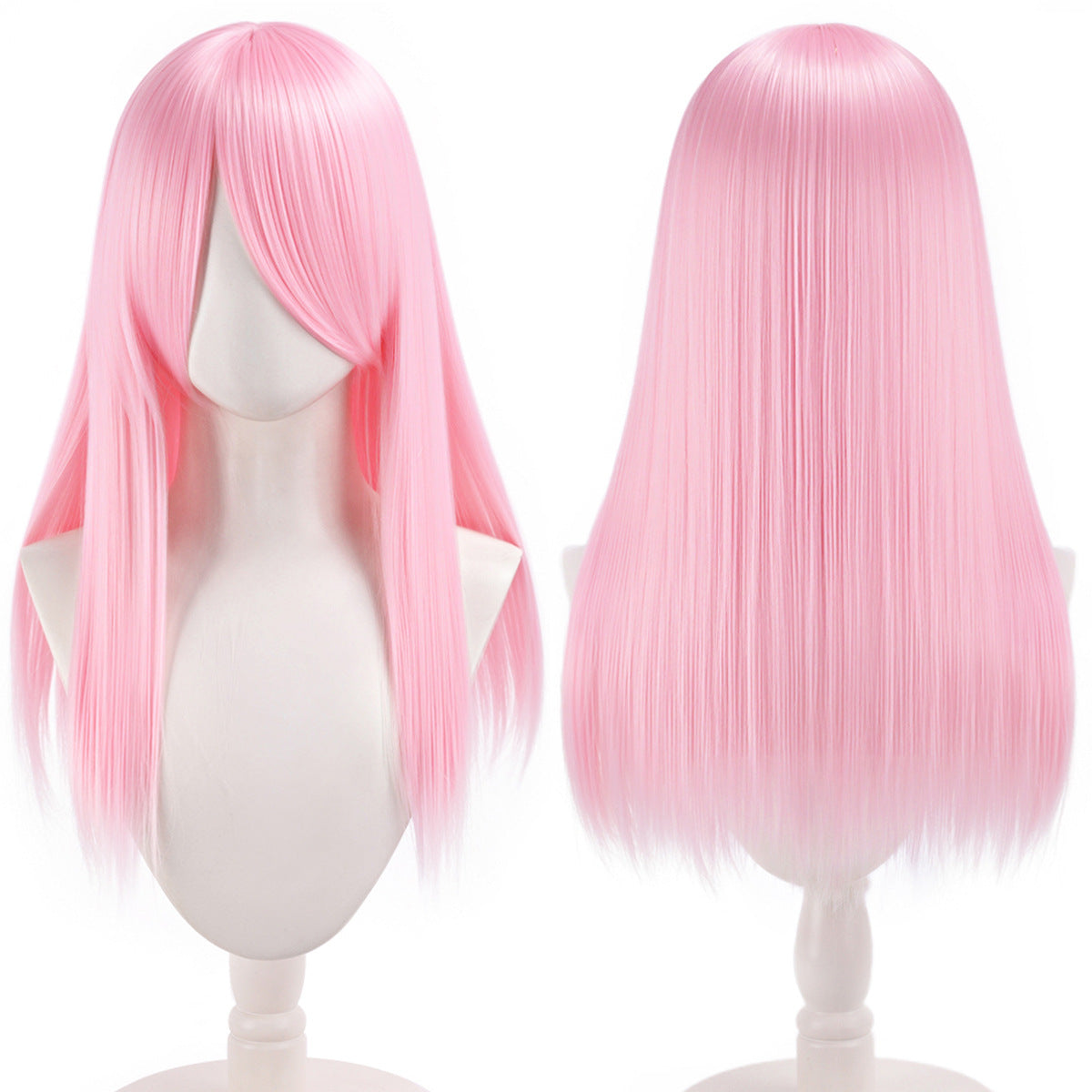 Lord Anime Fiber Rose Color Thickened Long Straight Hair Cos Wig