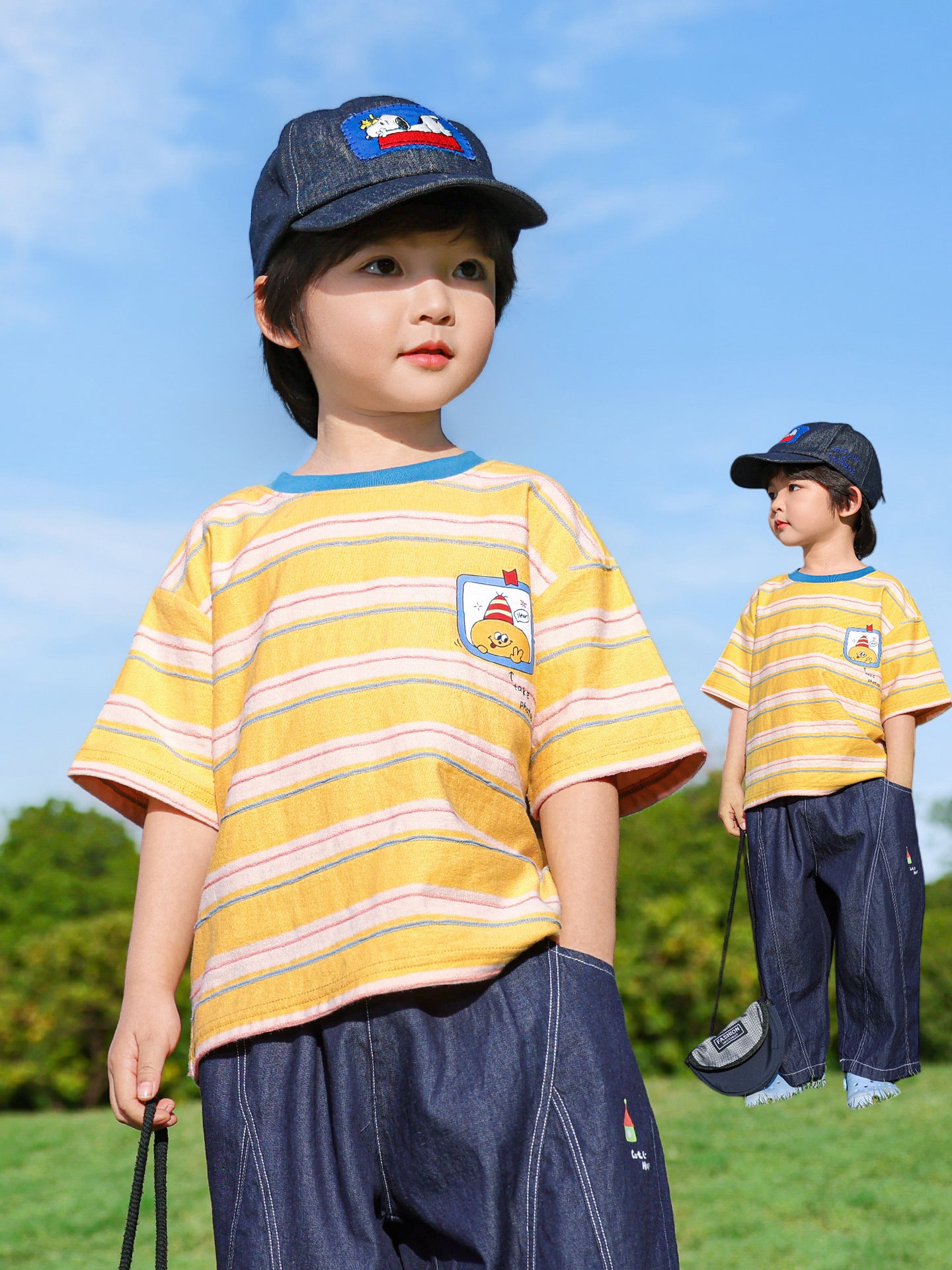 Children's Cotton Short-sleeved Summer Half Sleeve Clothing Little Thin Children's T-shirt