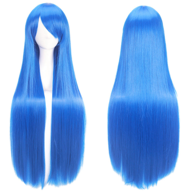 Classic Universal Color Hair Anime Fiber Long Straight Wig