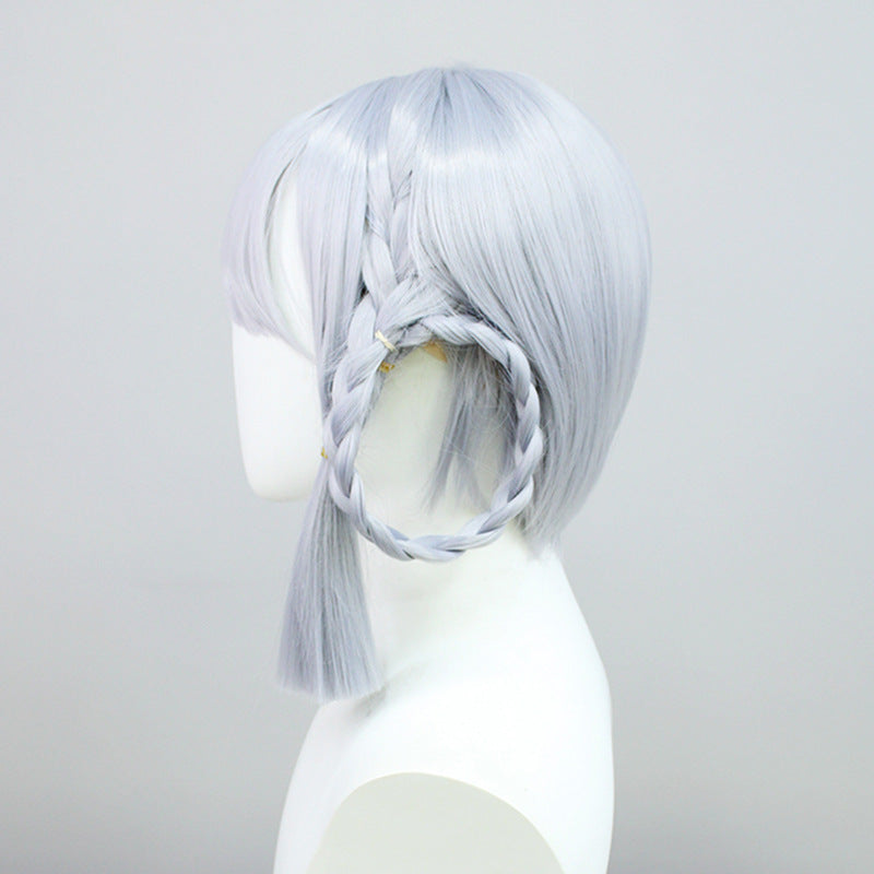 God Skin Flower Letter Bangs Simulation Scalp Cos Wig