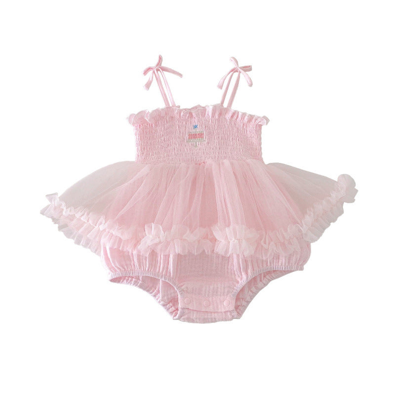 Clothes For Babies Dress One-piece Sweet Jumpsuit, Climbing Suit