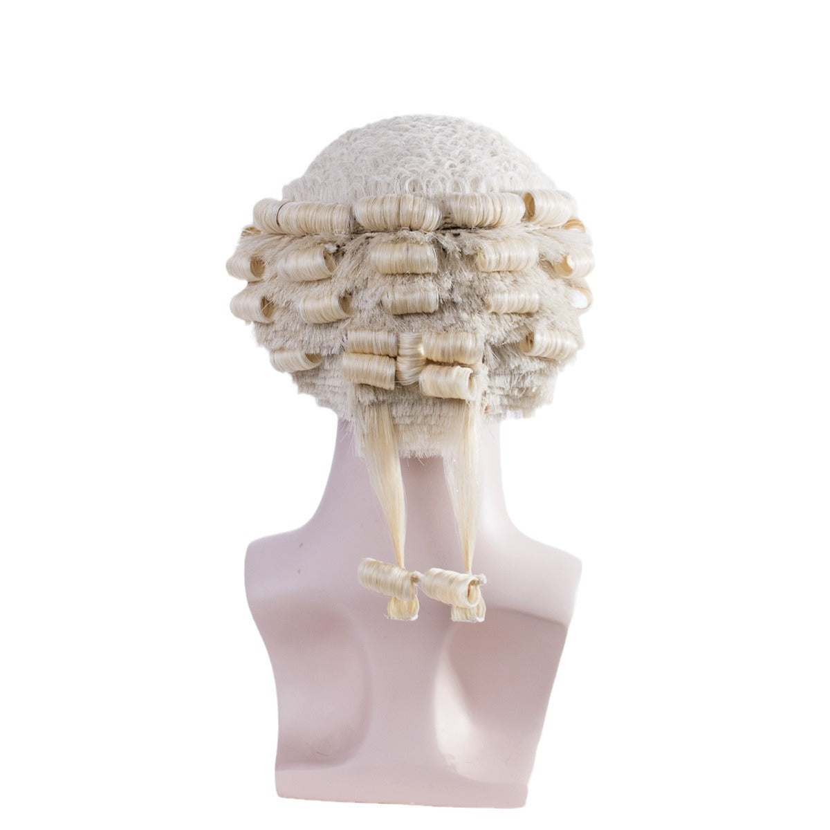 Lawyer Cap Horse Hair Woven Ball Head Cos Wig