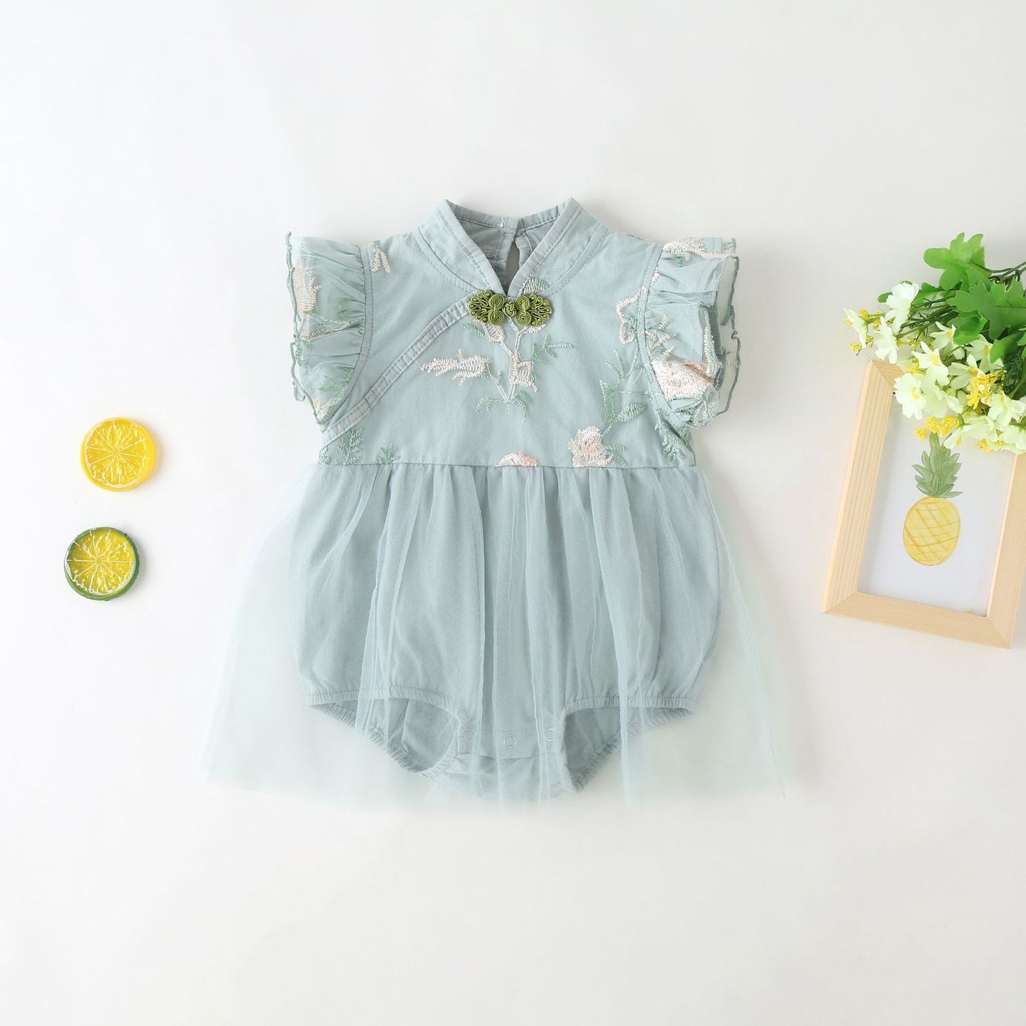 Children's Dress Autumn Jumpsuit Chinese Style Han Costume Skirt Jumpsuit, Climbing Suit