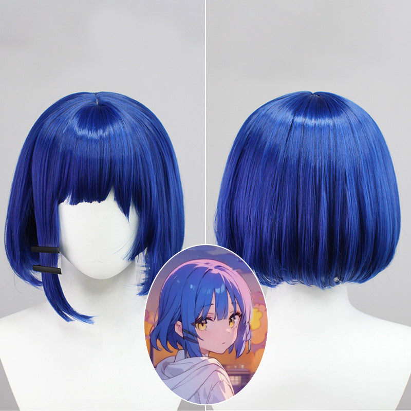 Lonely Rock Cool Yu Teng Yi Li Side Braid Fiber Cos Wig