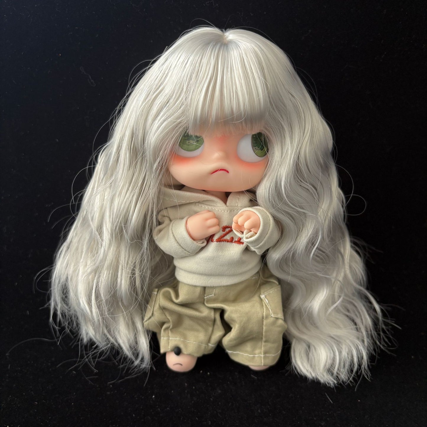 Sister Ga Zi Gingerbread Man Optional Bangs Long Curly Hair Cos Wig