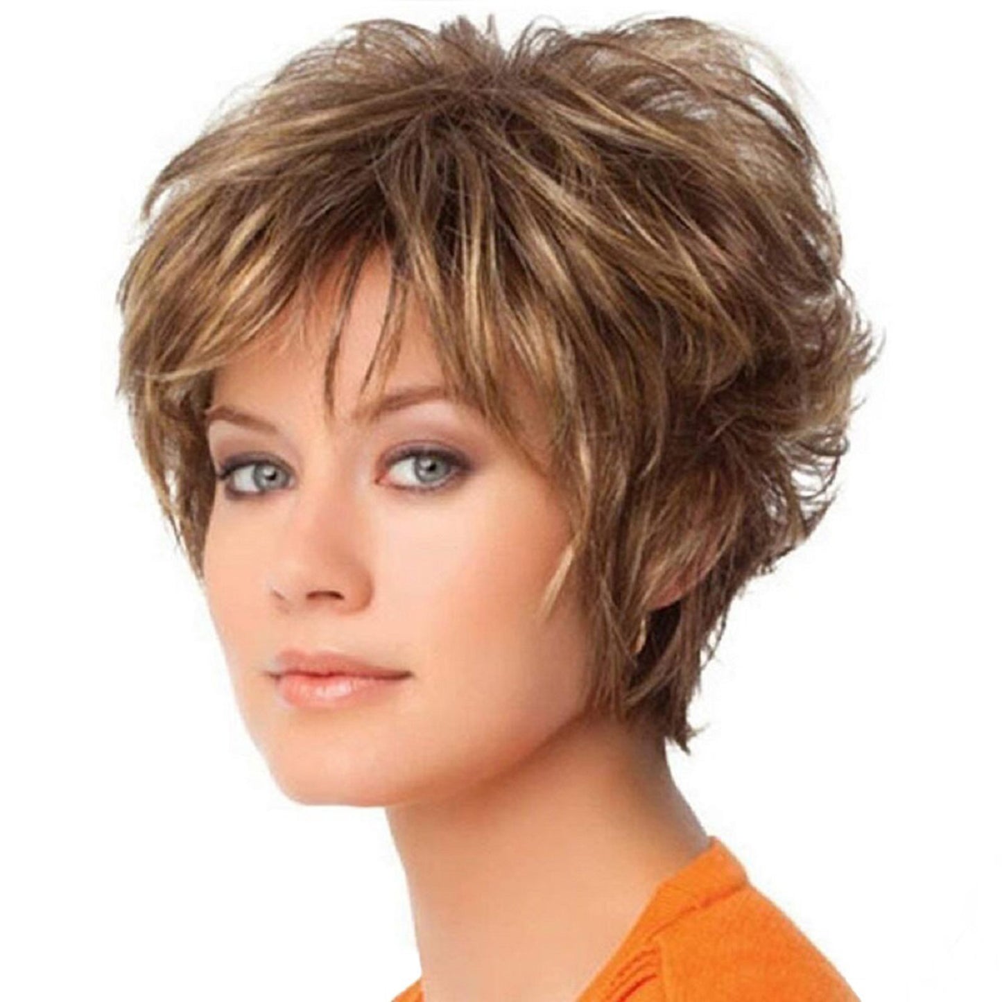 Innovative Charming Women's Sheath Synthetic Wigs Wig Short Curly Hair