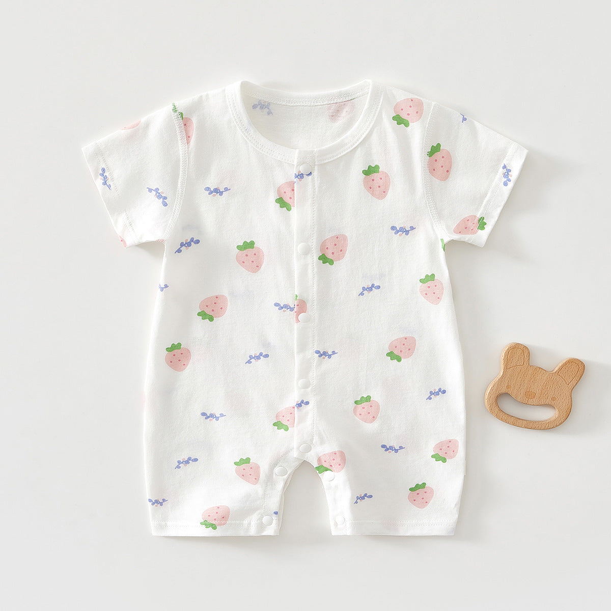 Anyang Clothes Jumpsuit Summer Thin Short Sleeve Air Conditioning Born Jumpsuit, Climbing Suit