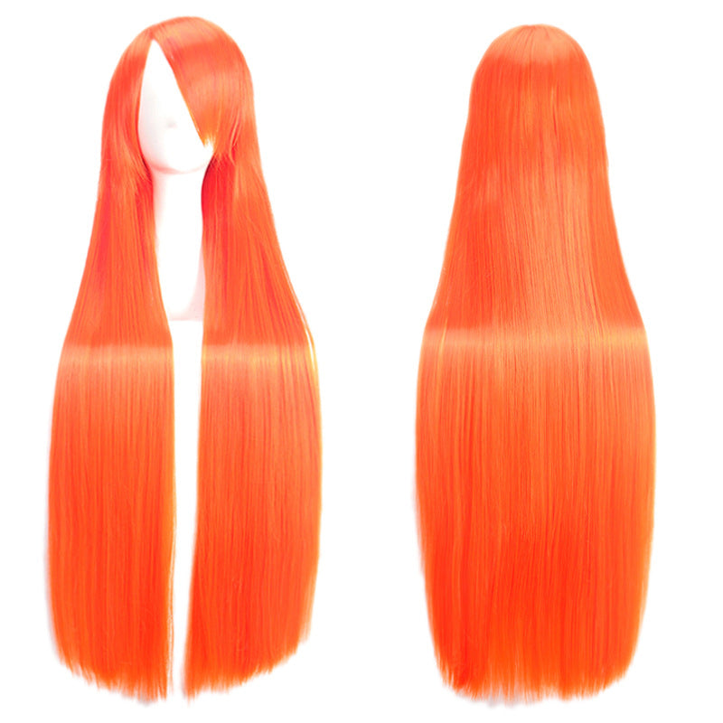 Classic Universal Color Hair Anime Fiber Long Straight Wig