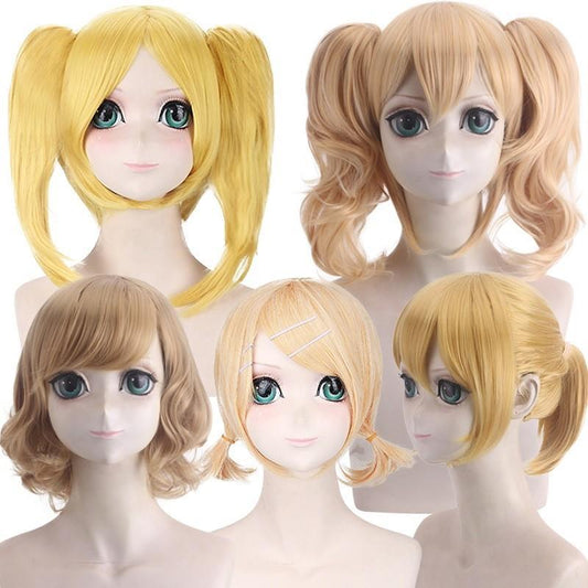Mirror Sound Simulation Sister Lengthened Board Double Son Meltdown Bell Cos Wig