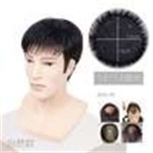 Men's Hairpiece Cover Supplementing Piece Full Top Men's Wig