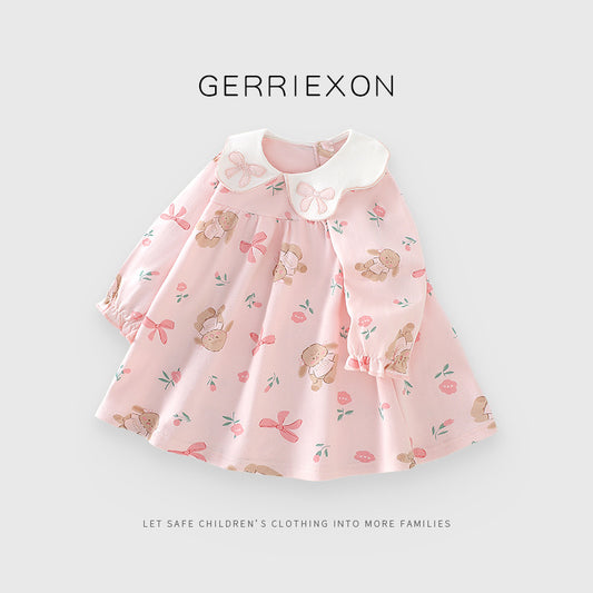 Purified Cotton Clothes For Babies Princess Children's Dress
