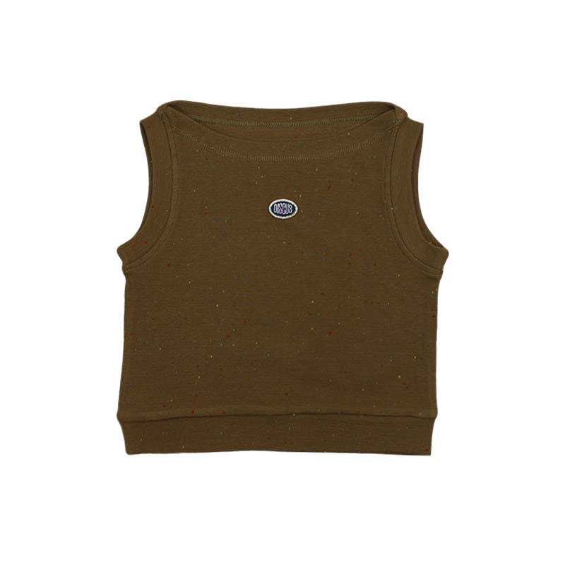 Children's Summer Casual Slim Vest Round Neck Sleeveless Top Children's T-shirt