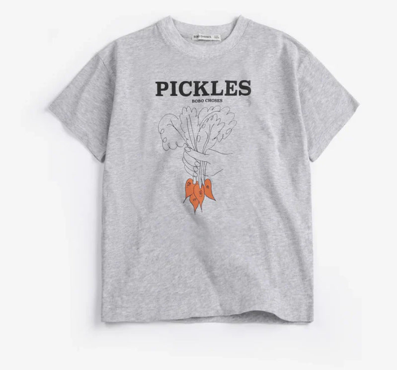Versatile Trendy Fashion Children's Short-sleeved Printed Children's T-shirt