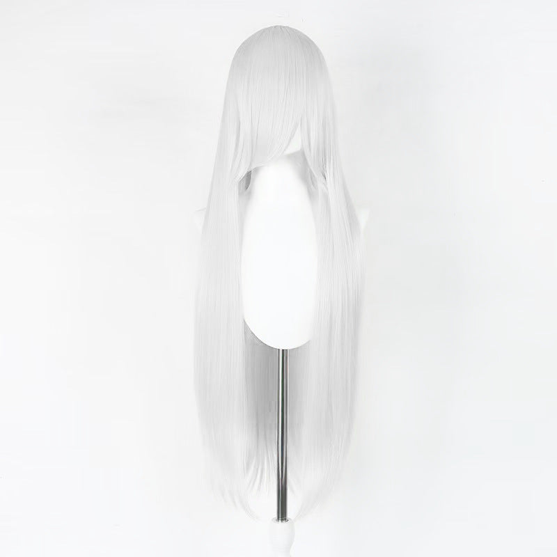 Straight Hair Rose Internal Net Simulation Scalp Secondary Element Cos Wig