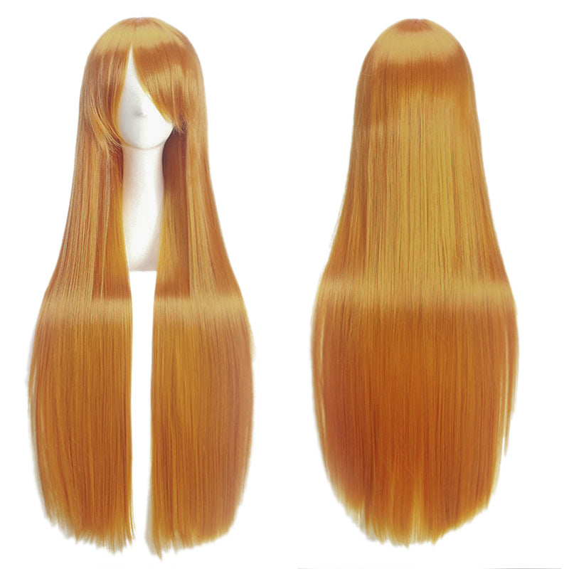 Classic Universal Color Hair Anime Fiber Long Straight Wig