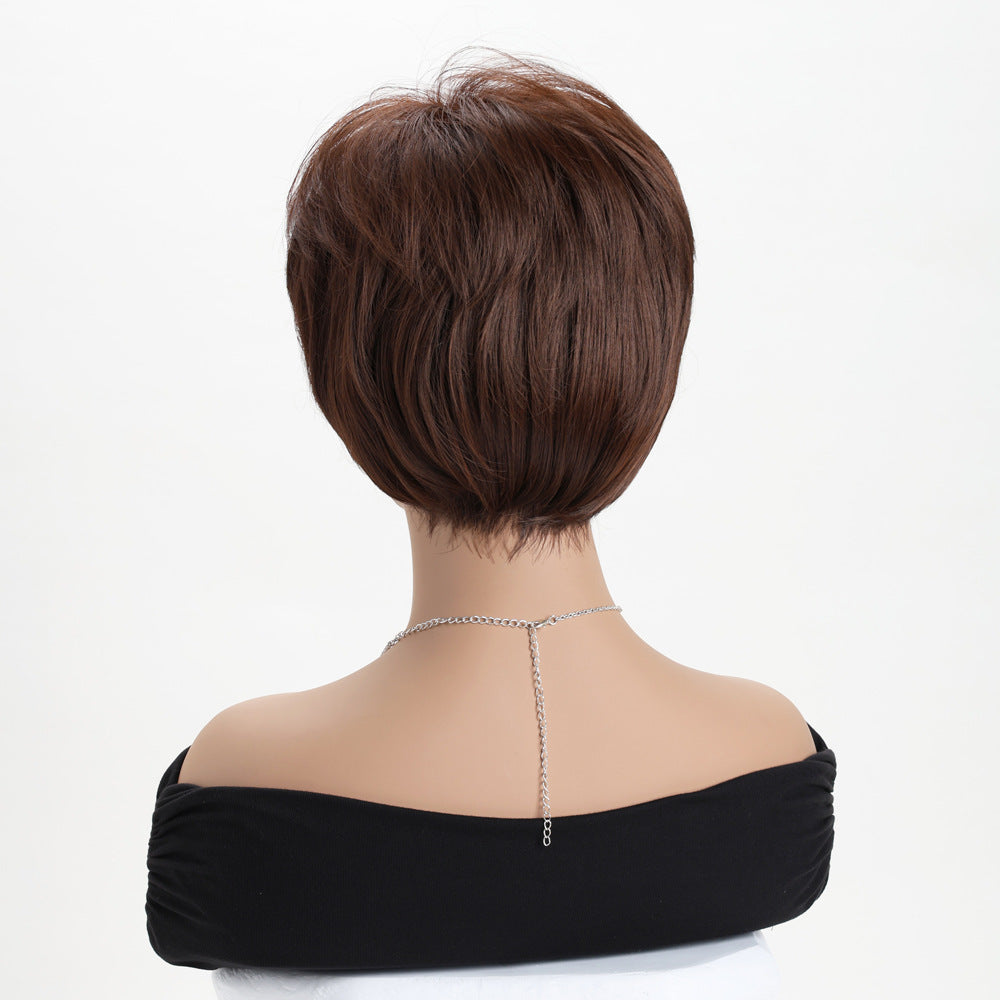 Pretty Charming Slouchy Women's Chemical Fiber Wig Short Curly Hair