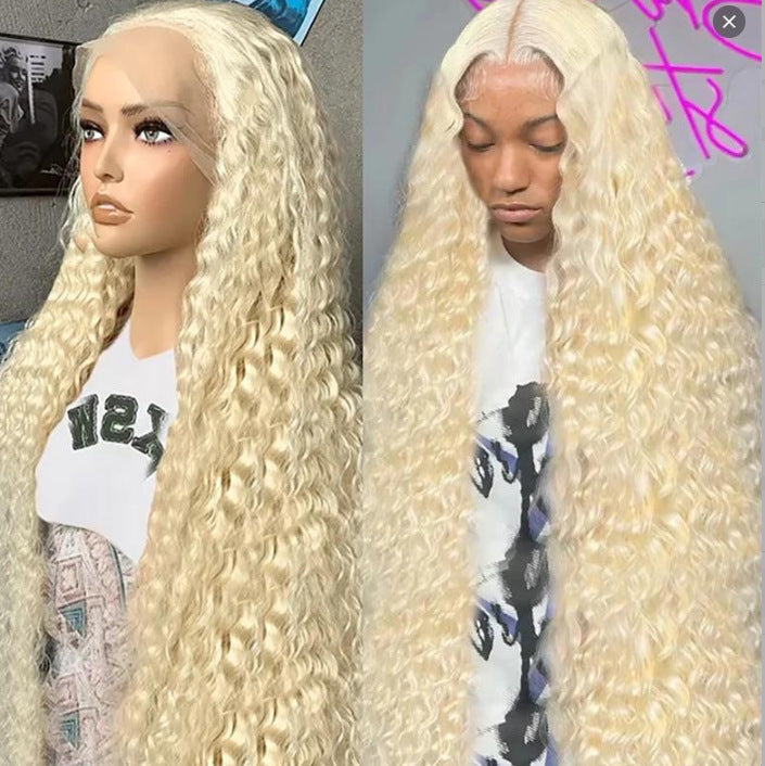 Head Cap Female African Ladies Front Small Wig Long Curls