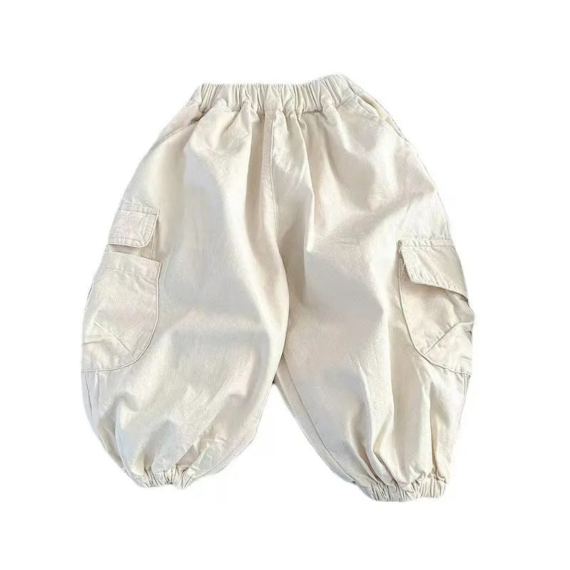 Children's Clothing Korean Style Loose Cargo Boys Fashion Children's Pants