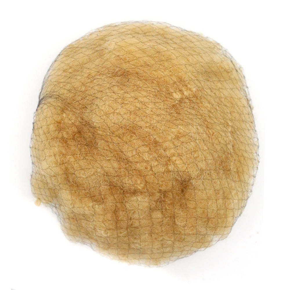 Human Hair Dreadlocks Puffy Silk Pile Wrapping Other Wig