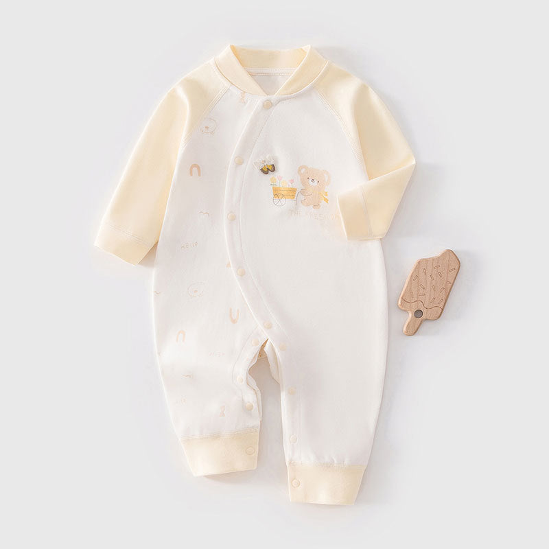 Pure Cotton Jumpsuit Born Rompers Boneless Underwear Pajamas Jumpsuit, Climbing Suit