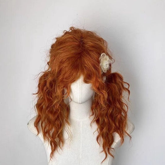 Women's Autumn Halloween Small Curls Mid-length Simulation Wig Short Curly Hair