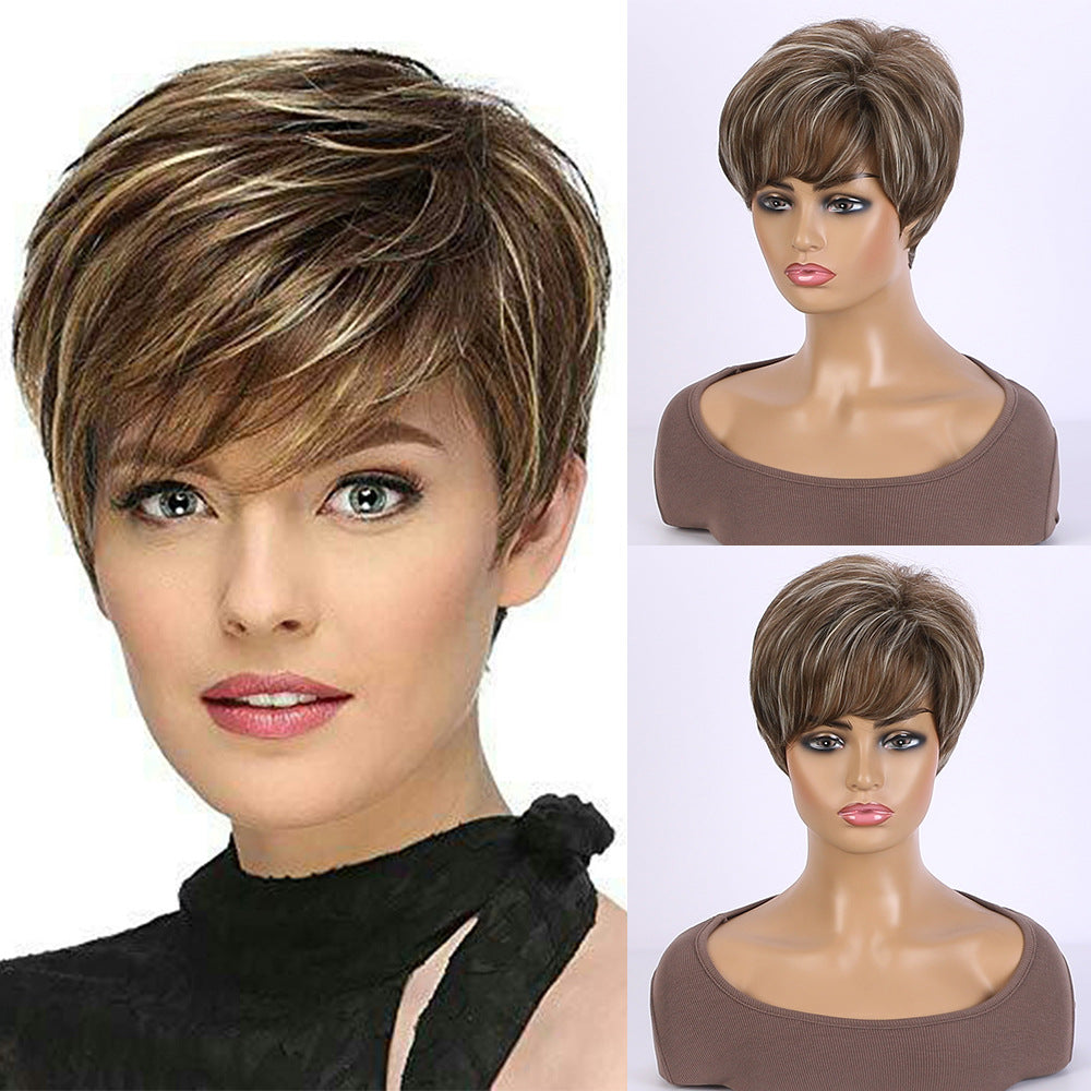 Classic Popular Women's Fashion Synthetic Wigs Wig Short Curly Hair