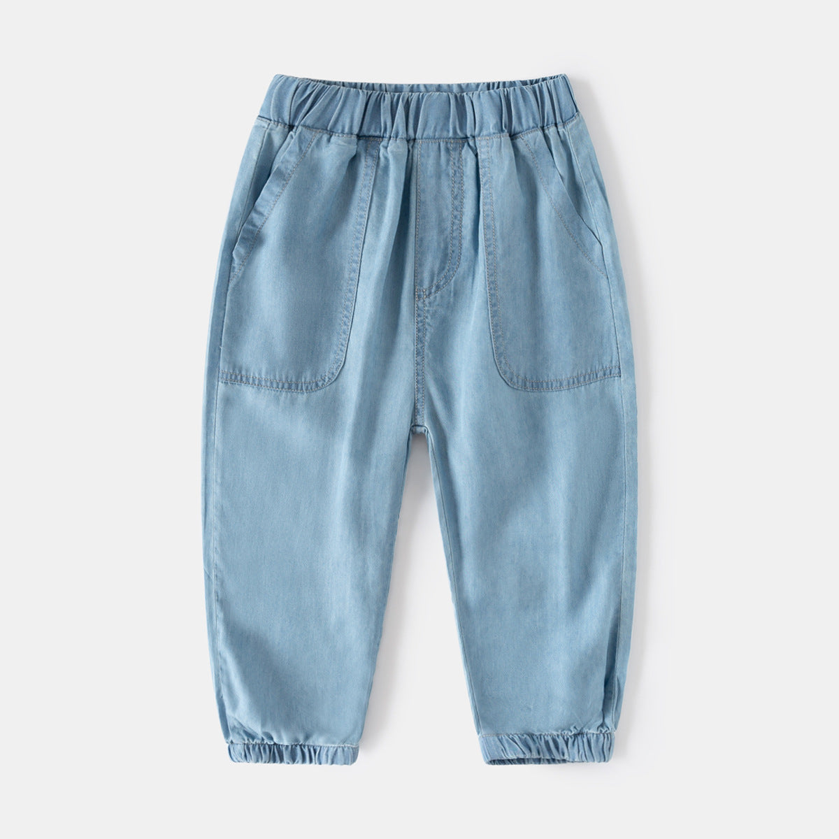 Wear Summer Bloomers Ankle Banded Thin Children's Pants