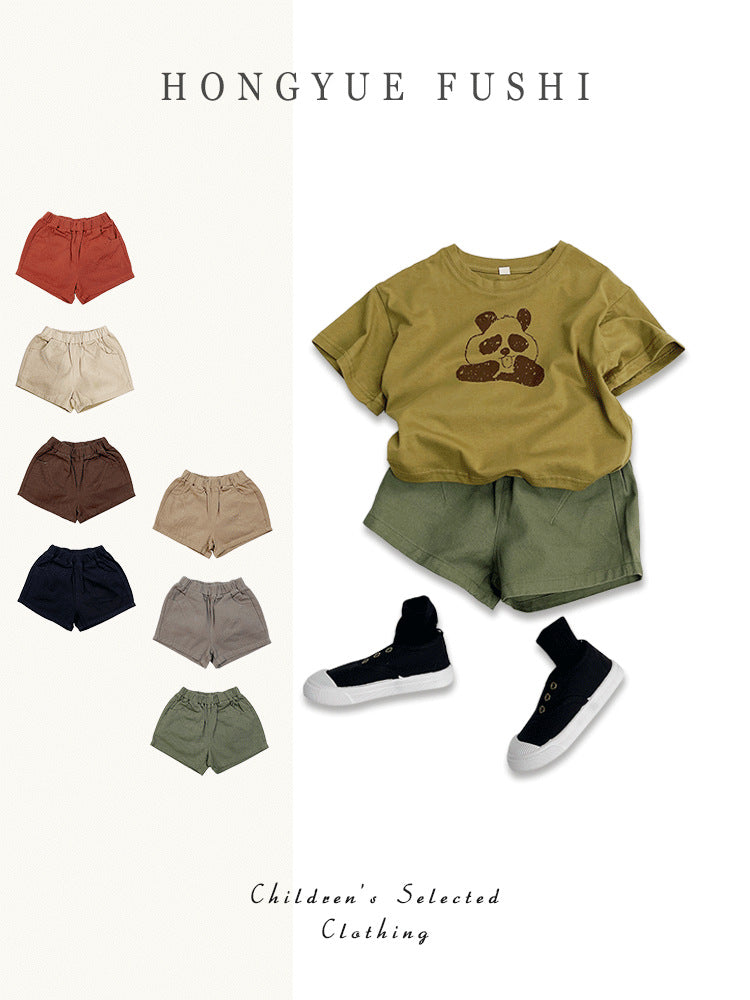 Children's Shorts Summer Casual Korean Fashion Children's Pants