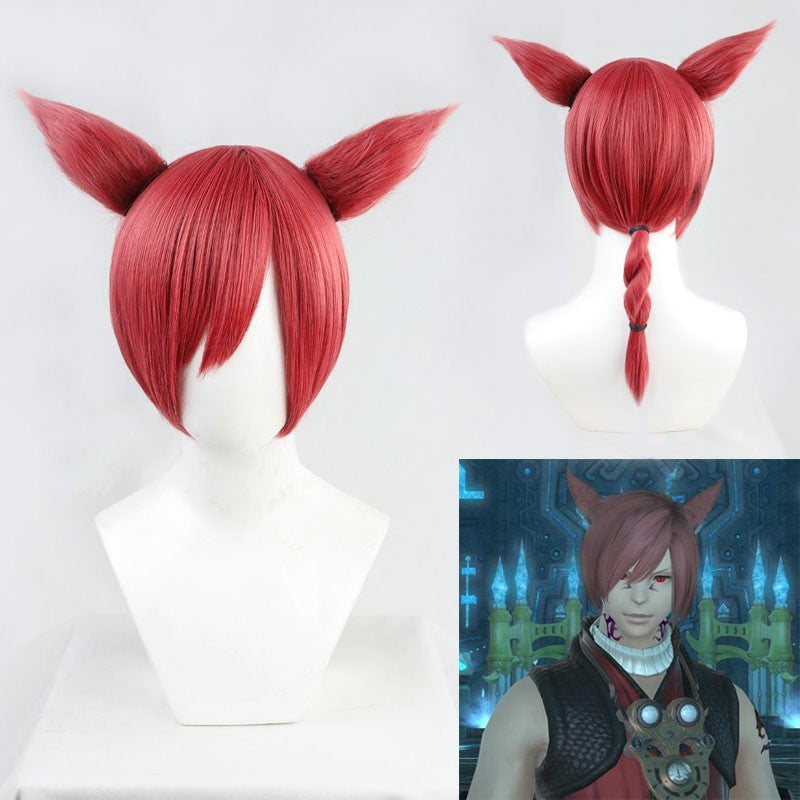 Free Man Final Fantasy Crystal Artificial Cos Wig