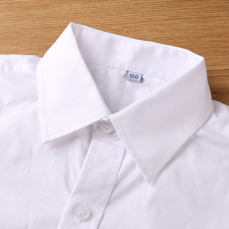 Children's Plus Size Clothing Middle Big School Uniform Children's Shirt