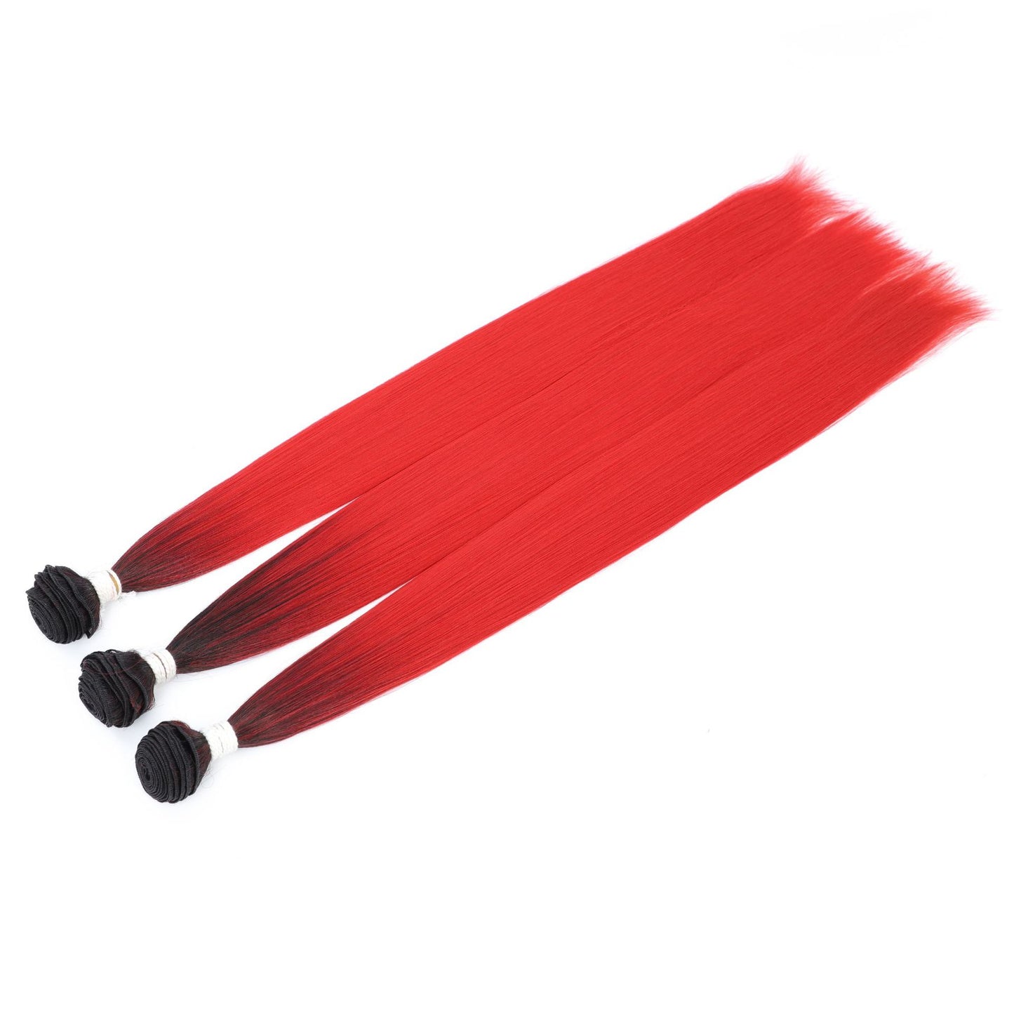 Women's Chemical Fiber African Hair Band Weft Long Straight Wig