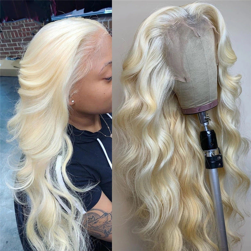 Women's Lace Fashion Wavy Curly Hair Chemical Wig Long Curls