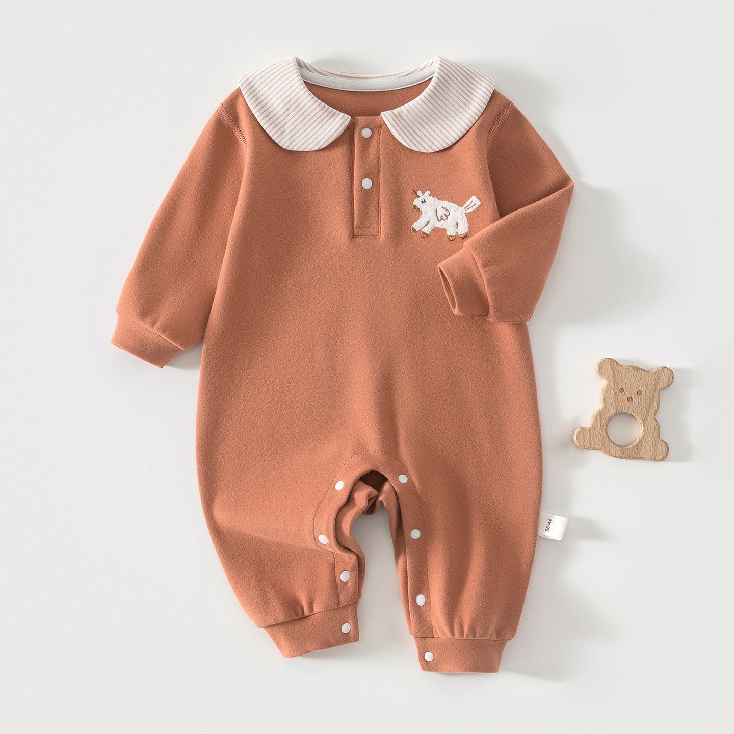 Women's & Men's Born Outer Wear Soft Wool Romper Jumpsuit, Climbing Suit