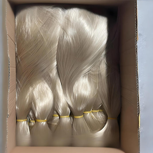 Crochet Practice Hair Fiber Material Not Disposed Goods Raw Other Wig